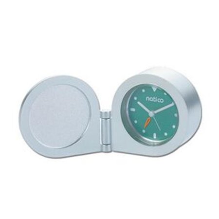 NATICO ORIGINALS Natico Originals 10-150TIN Clock Round with Alarm In Tin Box 10-150TIN